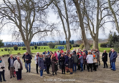 Photos des participants durant la sortie ATL du jeudi 5 février à Maillane