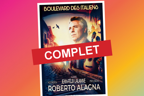 Affiche du concert de roberto alagna