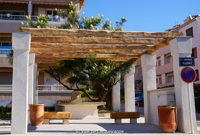 Photo du lavoir de carqueiranne après les travaux de rénovation - Agrandir l'image, .PNG 2 Mo (fenêtre modale)