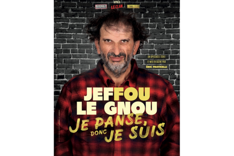 Affiche du spectacle de Jeffou le Gnou
