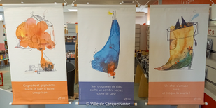 Photo de l'exposition et des activités avec les enfants - Agrandir l'image, .PNG 961 Ko (fenêtre modale)