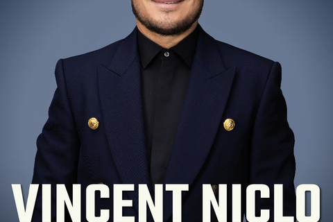 Image de l'affiche de vincent niclo pour son concert