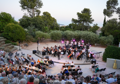 Photo prise de l'orchestre durant le spectacle dans l'auditorium