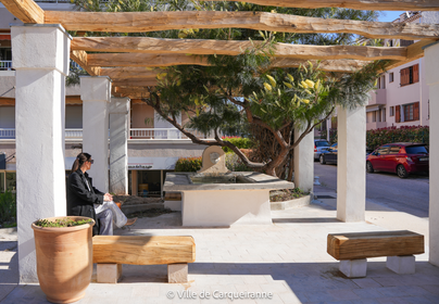 Photo du lavoir de carqueiranne après les travaux de rénovation - Agrandir l'image, .PNG 2 Mo (fenêtre modale)