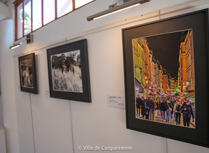 Photo de l'exposition sur le thème ambiance urbaine proposée par l'association photo club carqueirannais