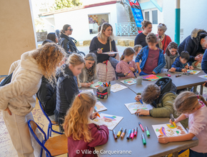 Photo de l'atelier graffitis - Agrandir l'image, .PNG 1,5 Mo (fenêtre modale)