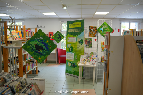 photo des panneaux de l’exposition « Observons les oiseaux » - Agrandir l'image, .PNG 1 Mo (fenêtre modale)